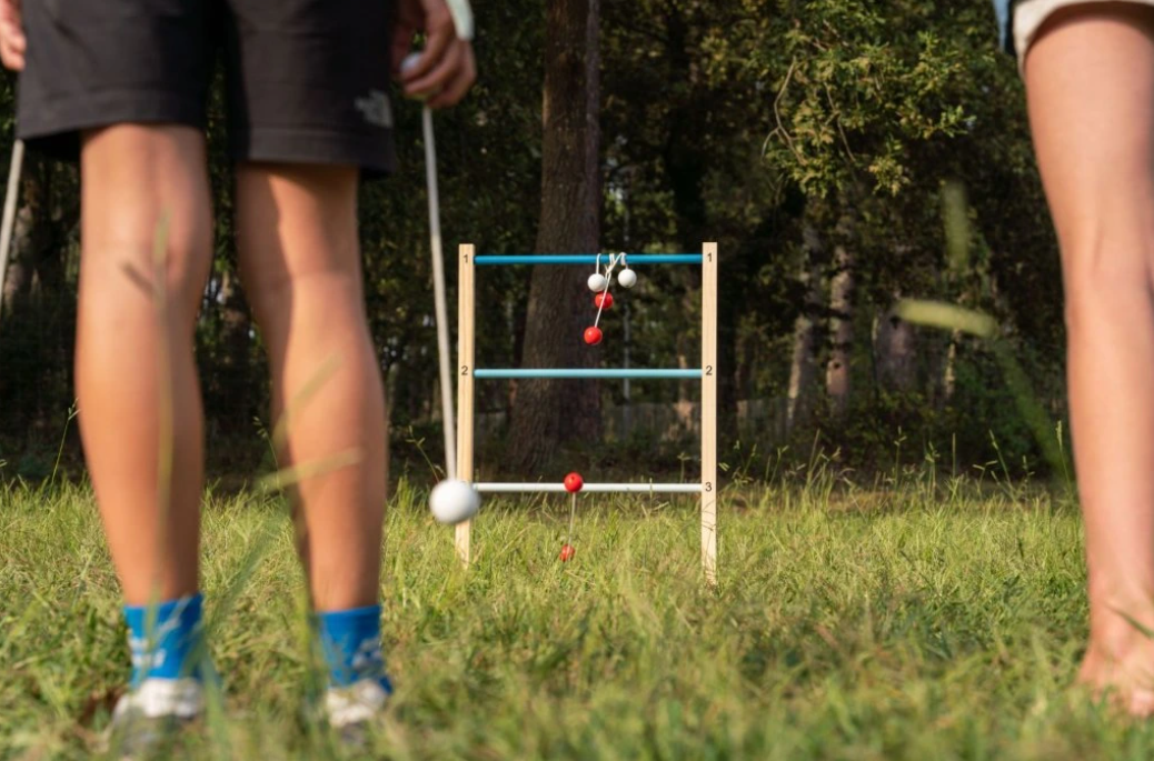 Házecí dřevěná hra 2 v 1 - BS Toys